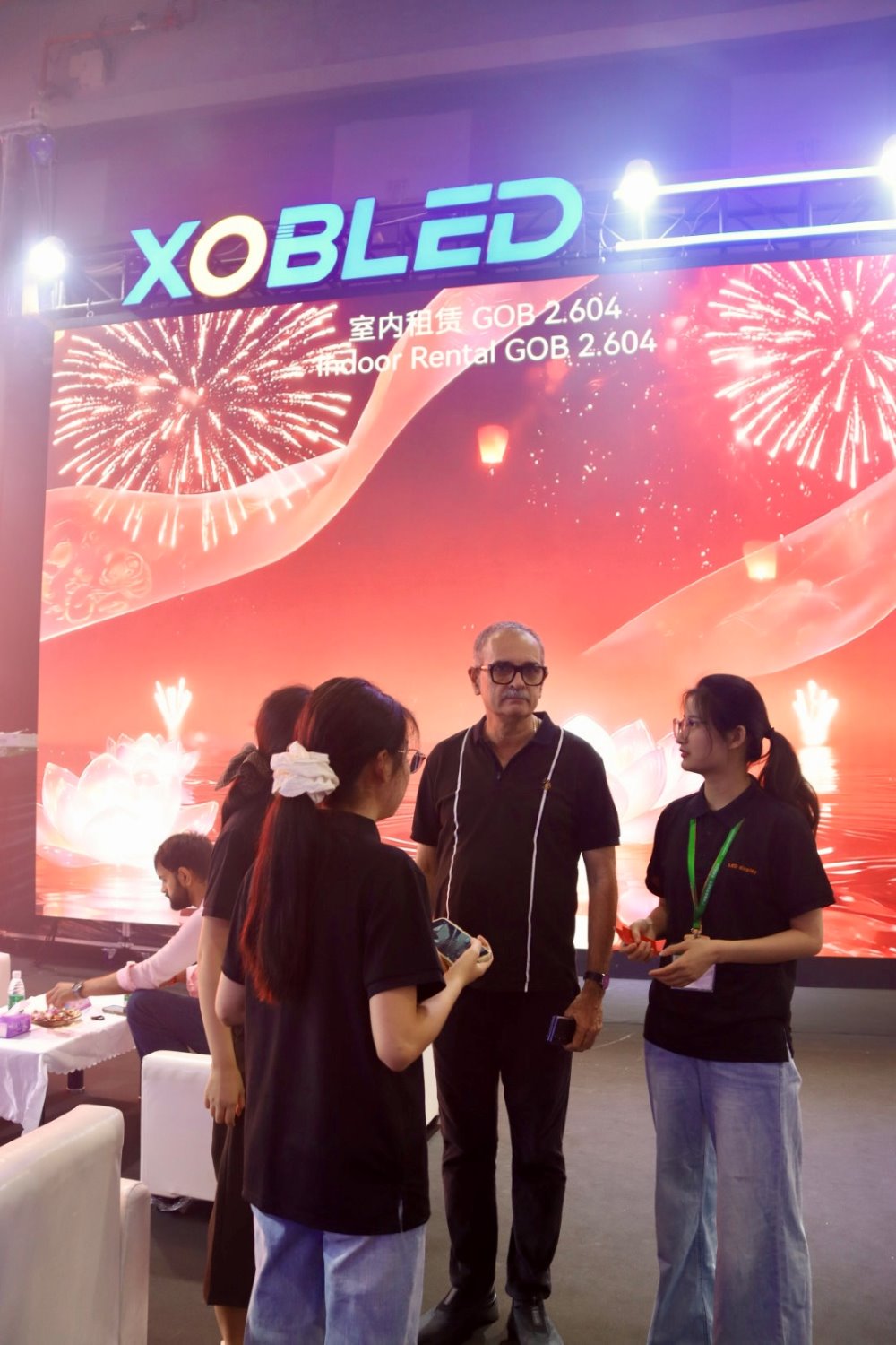 Our booth attracted massive attention from international buyers