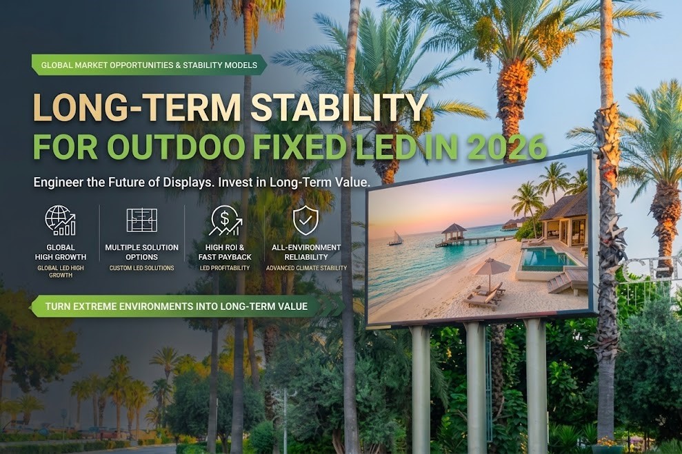 Engineering Long-Term Stability for Outdoor Fixed LED Displays
